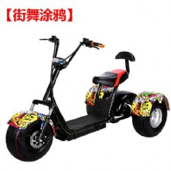 CE style city cocoOrdinary front and rear shock absorption three wheels